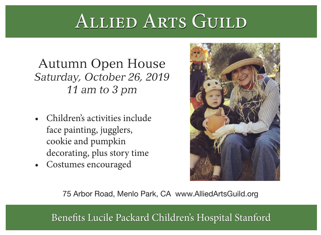 Autumn Open House at Allied Arts Guild in Menlo Park